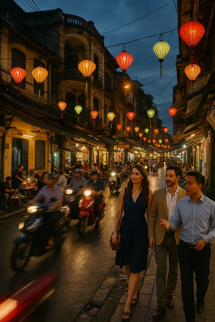 Twilight in Hanoi Twilight in Hanoi