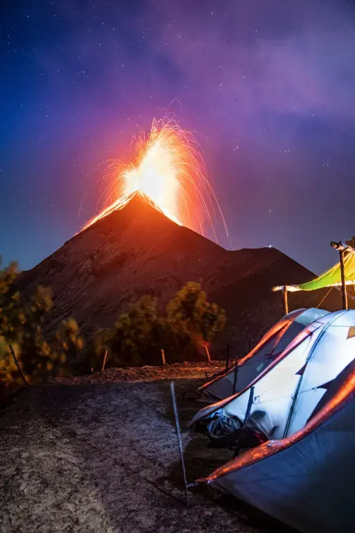 Volcan Acatenango au Guatemala